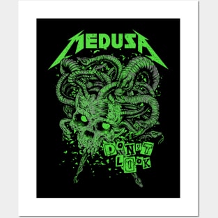 "MEDUSA" GREEN Posters and Art